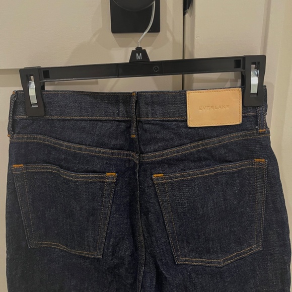 NEW Everlane High Rise Straight jeans denim in dark wash size 26 - Picture 4 of 4